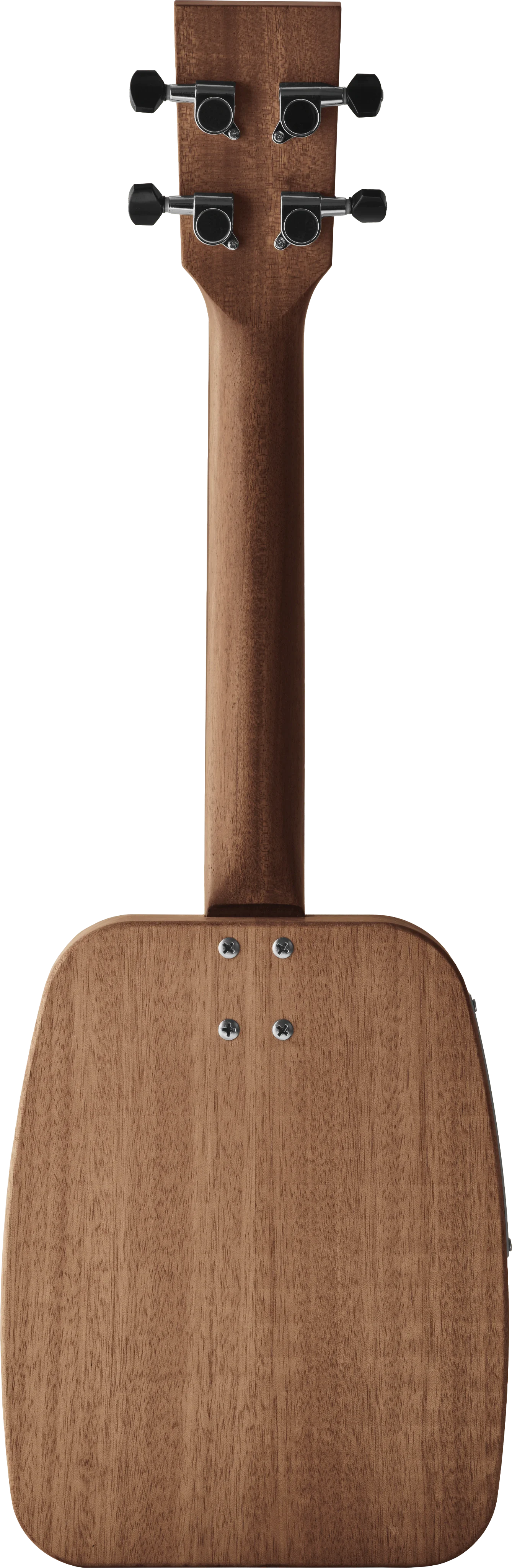 Mekani WAO rear view showing the solid walnut back and neck